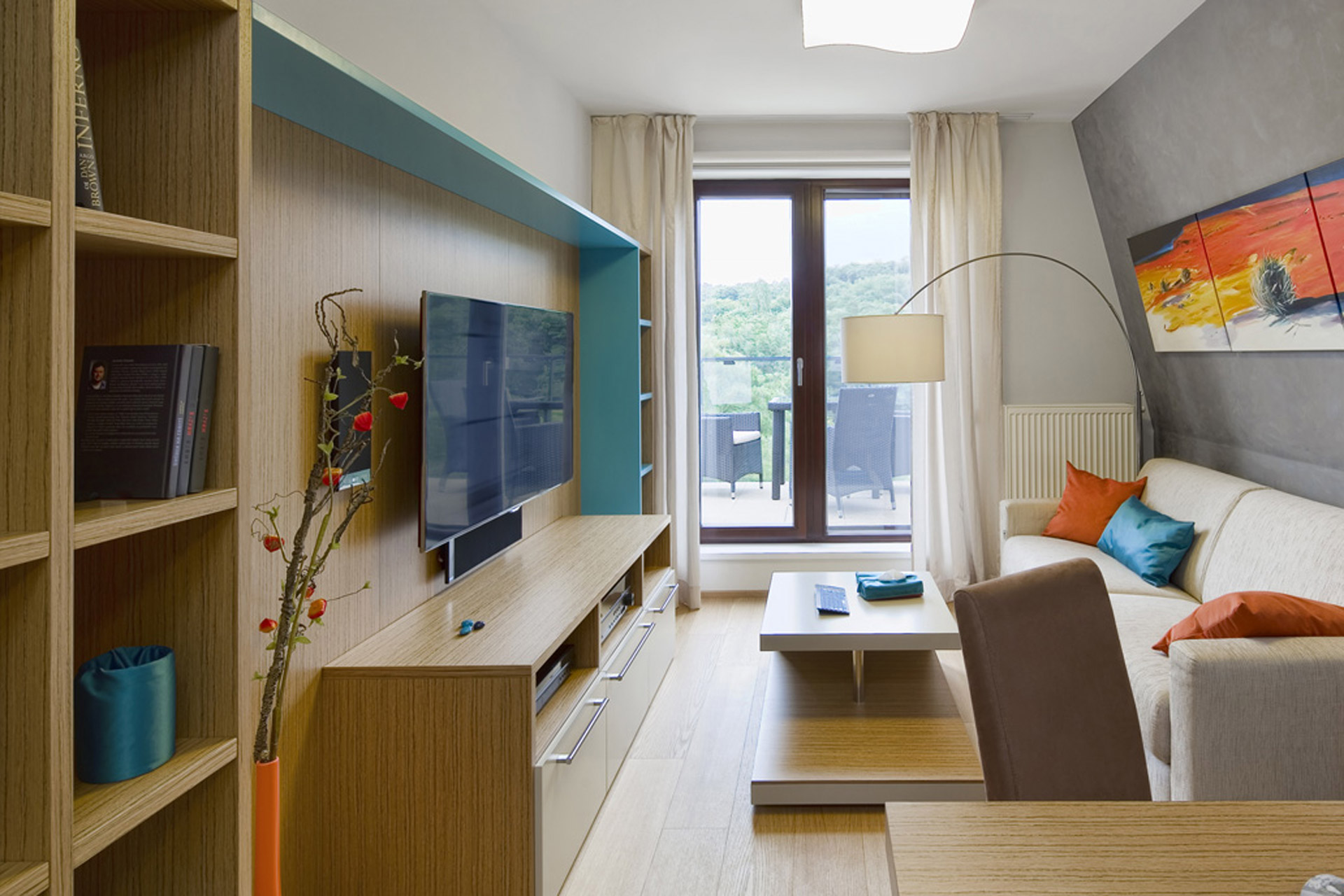 Hanák nábytek realizace interiéru Obývací místnost